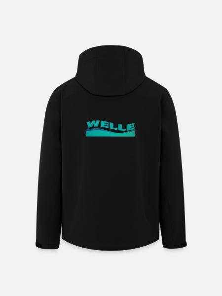 VAGUE - Veste softshell homme en polyester recyclé Stanley/Stella - noir