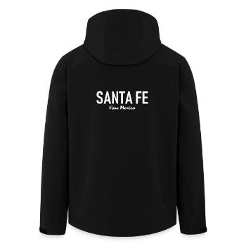 Santa Fe - New Mexico - USA - America - Amerika - Recycelte Männer Softshell-Jacke von Stanley/Stella - Schwarz - Hinten - AI Model Male 185 light (185cm)