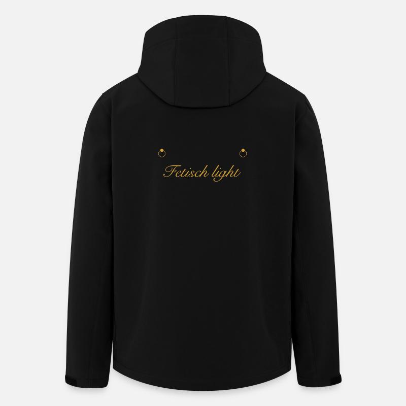 Fetish light - Men’s Recycled Softshell Jacket by Stanley/Stella - black