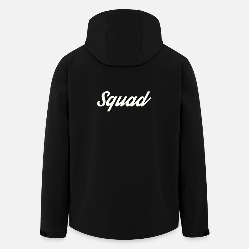 Squad - Recycelte Männer Softshell-Jacke von Stanley/Stella - Schwarz