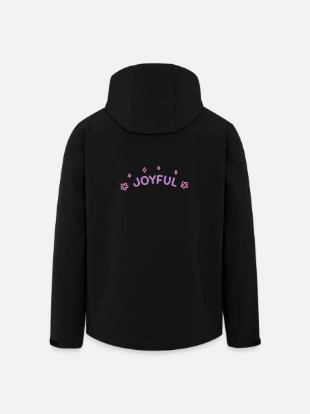 Pastel joy and flowers - Men’s Recycled Softshell Jacket by Stanley/Stella - black