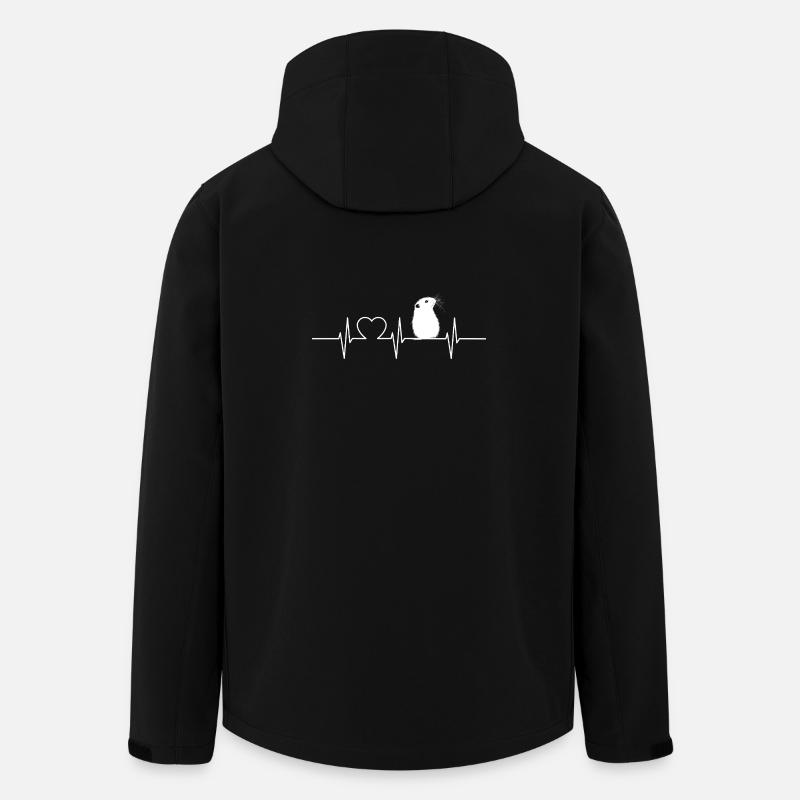 Lemminge Lemming - Recycelte Männer Softshell-Jacke von Stanley/Stella - Schwarz