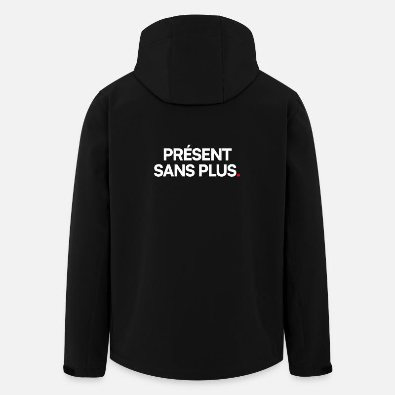 Présent sans plus - Veste softshell homme en polyester recyclé Stanley/Stella - noir