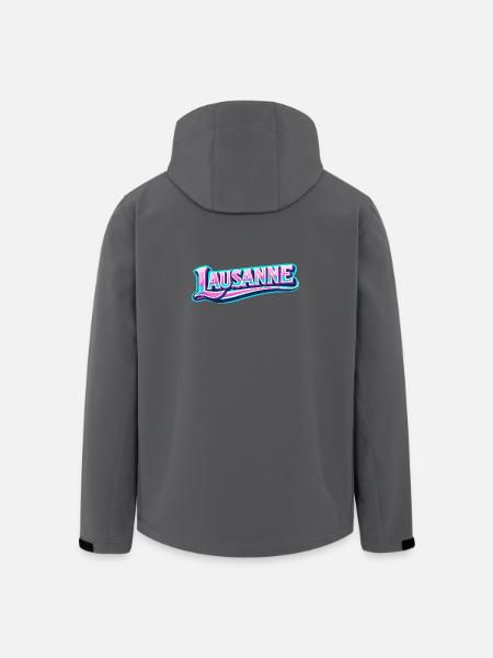 Lausanne - Recycelte Männer Softshell-Jacke von Stanley/Stella - Schwarz