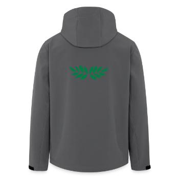Lorbeerkranz - Recycelte Männer Softshell-Jacke von Stanley/Stella - Schwarz - Hinten - AI Model Male 185 light (185cm)
