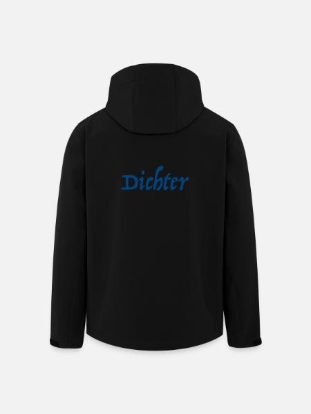 Poet Poem Writer - Men’s Recycled Softshell Jacket by Stanley/Stella - black
