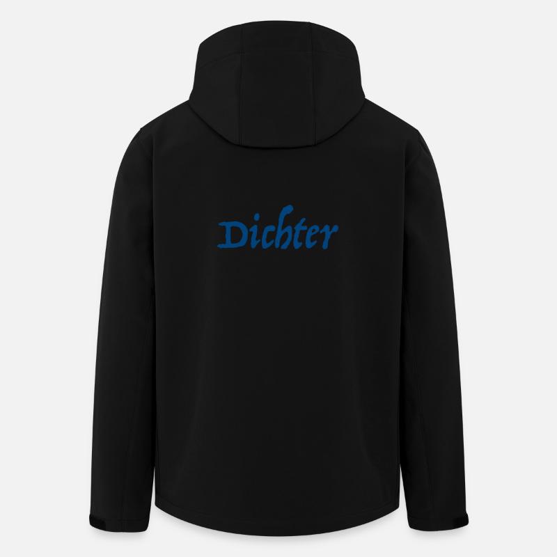Poète poète écrivain - Veste softshell homme en polyester recyclé Stanley/Stella - noir