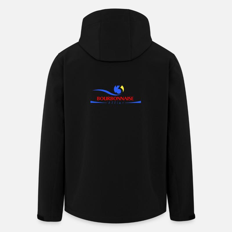 Bourbonnaise - Recycelte Männer Softshell-Jacke von Stanley/Stella - Schwarz