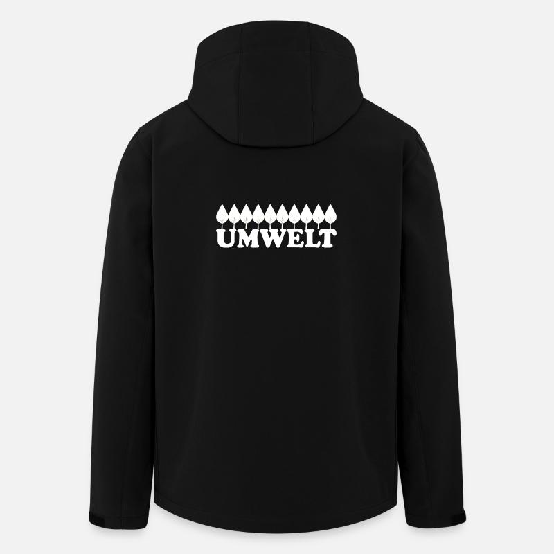 Environnement - Veste softshell homme en polyester recyclé Discoverer Stanley/Stella - noir