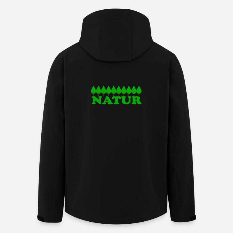 NATUR - Recycelte Männer Softshell-Jacke von Stanley/Stella - Schwarz