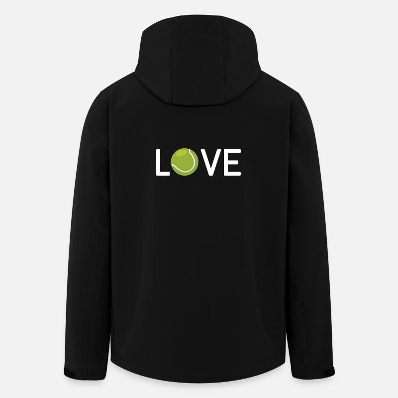 Amateur de tennis - Veste softshell homme en polyester recyclé Stanley/Stella - noir