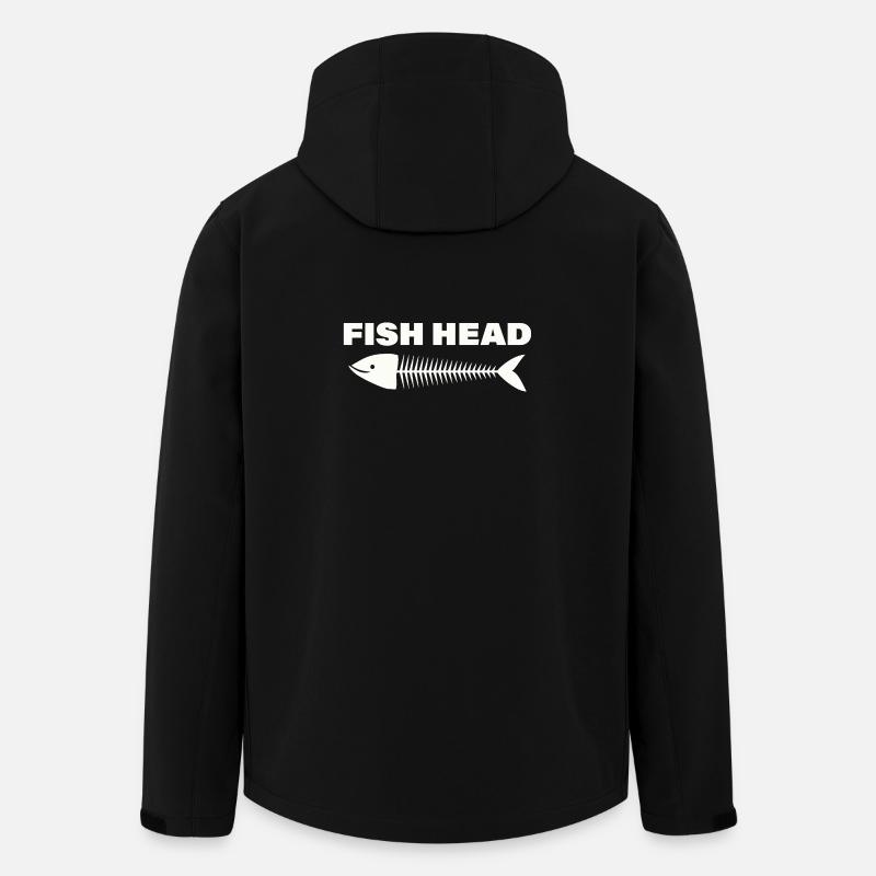 fish head - Men’s Recycled Softshell Jacket by Stanley/Stella - black