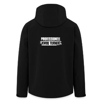 Knob Turner Sound Engineer Sound Engineer - Men’s Recycled Softshell Jacket by Stanley/Stella - black - Back - AI Model Male 185 light (185cm)