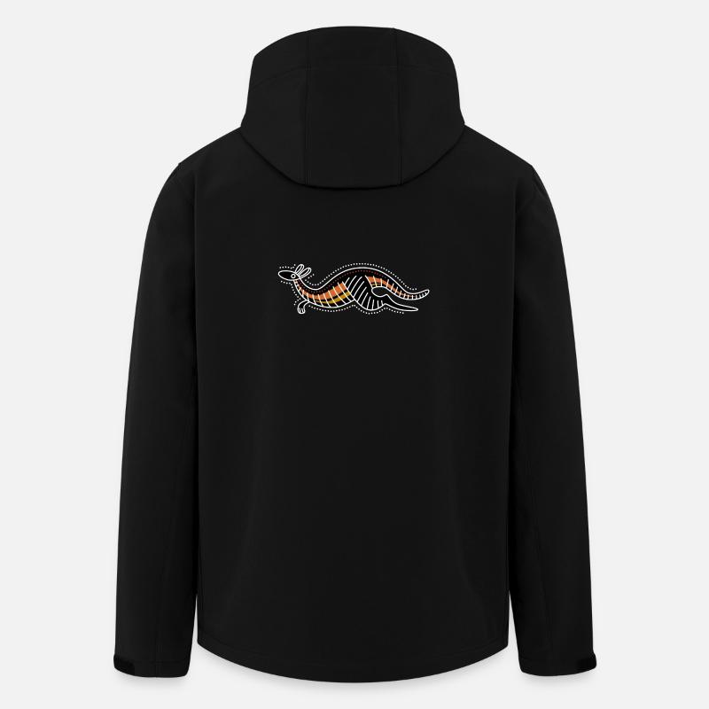 kangaroo - Recycelte Männer Softshell-Jacke von Stanley/Stella - Schwarz