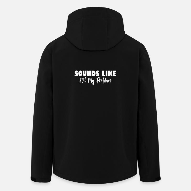 Sonne comme pas mon problème - Veste softshell homme en polyester recyclé Stanley/Stella - noir