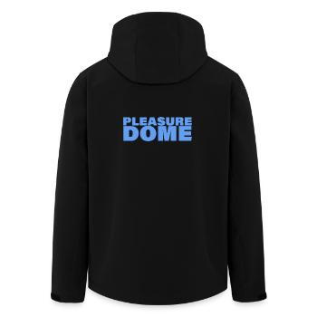 PLEASURE DOME - Men’s Recycled Softshell Jacket by Stanley/Stella - black - Back - AI Model Male 185 light (185cm)