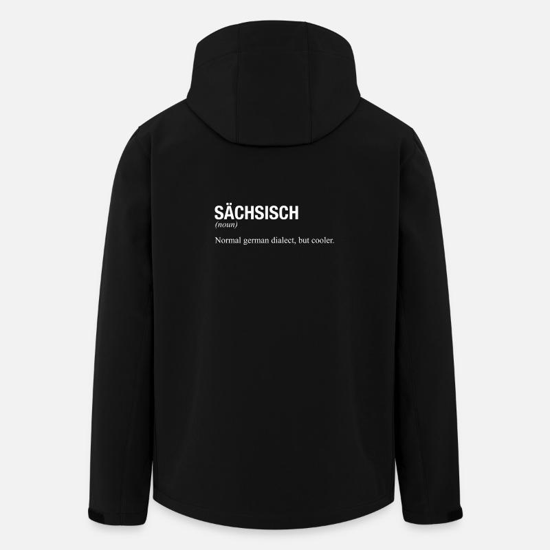 SAXON Saxe - Veste softshell homme en polyester recyclé Stanley/Stella - noir