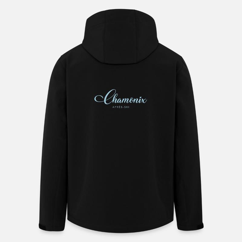 Chamonix Apres Ski - Recycelte Männer Softshell-Jacke von Stanley/Stella - Schwarz