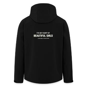 Beautiful Girls stockées sous forme de JPG et PNG - Veste softshell homme en polyester recyclé Stanley/Stella - noir - Dos - AI Model Male 185 light (185cm)