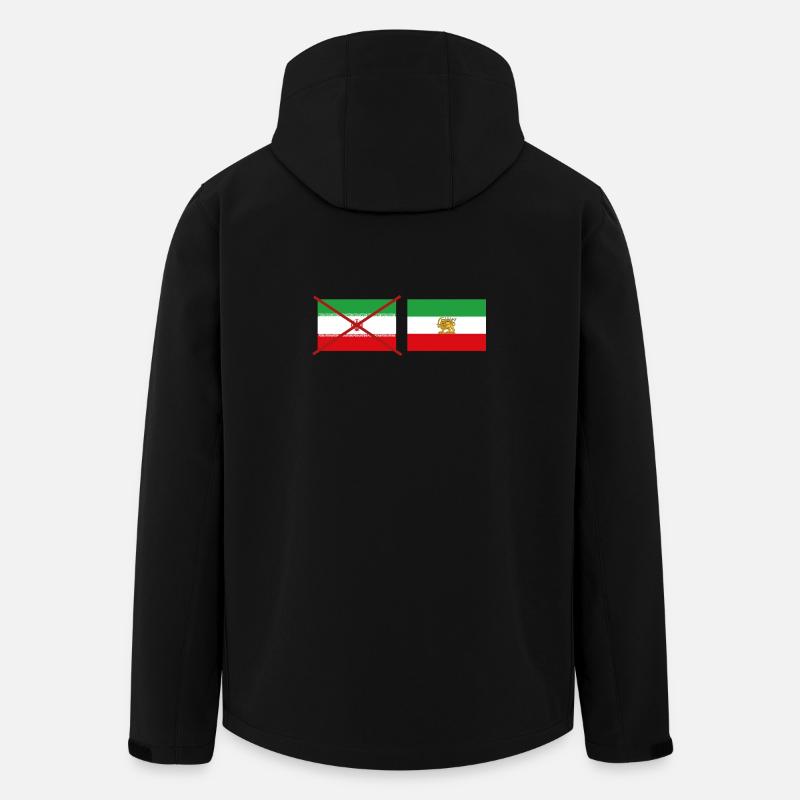 Löwen- und Sonnenemblem - Recycelte Männer Softshell-Jacke von Stanley/Stella - Schwarz