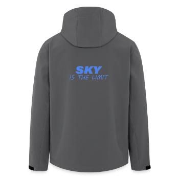Il n’y a pas de limite - Veste softshell homme en polyester recyclé Stanley/Stella - noir - Dos - AI Model Male 185 light (185cm)
