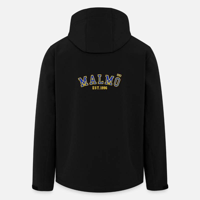 Malmö Est. 1996 - Men’s Recycled Softshell Jacket by Stanley/Stella - black