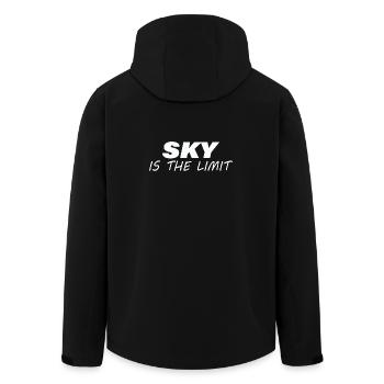 Il n’y a pas de limite - Veste softshell homme en polyester recyclé Stanley/Stella - noir - Dos - AI Model Male 185 light (185cm)