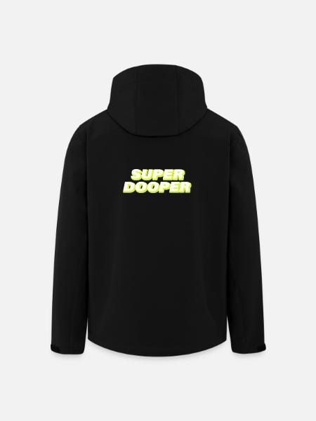 SUPER DOOPER - Veste softshell homme en polyester recyclé Stanley/Stella - noir