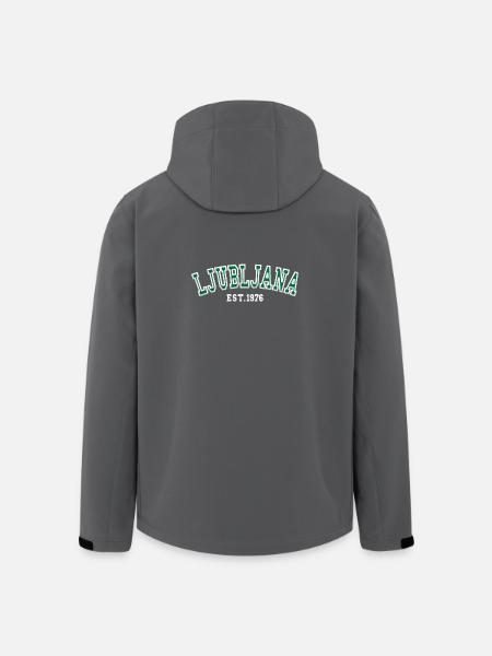 Ljubljana Est. 1976 - Men’s Recycled Softshell Jacket by Stanley/Stella - black