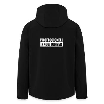 Knob Turner Sound Engineer Sound Engineer - Men’s Recycled Softshell Jacket by Stanley/Stella - black - Back - AI Model Male 185 light (185cm)