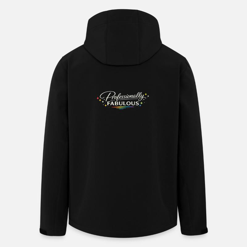 Professionell großartig - Recycelte Männer Softshell-Jacke von Stanley/Stella - Schwarz