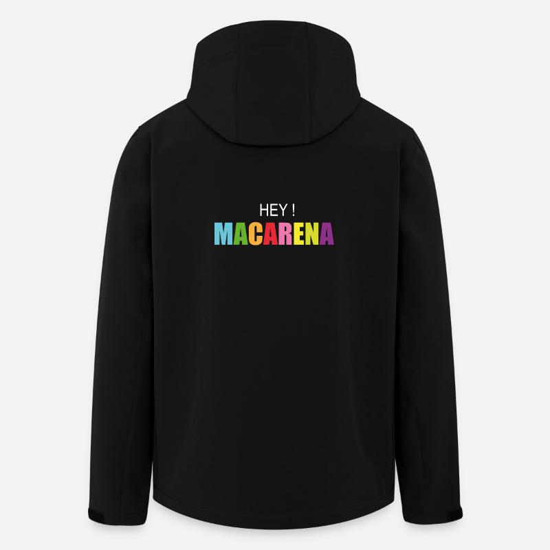 hey Macarena - Recycelte Männer Softshell-Jacke von Stanley/Stella - Schwarz