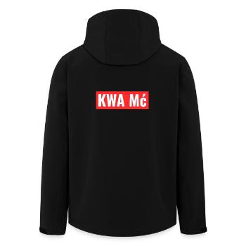 KWA MĆ Poland Meme Streetwear T-Shirt - Men’s Recycled Softshell Jacket by Stanley/Stella - black - Back - AI Model Male 185 light (185cm)