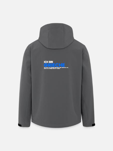 I'm Greek – Always Right Shirt - Men’s Recycled Softshell Jacket by Stanley/Stella - black