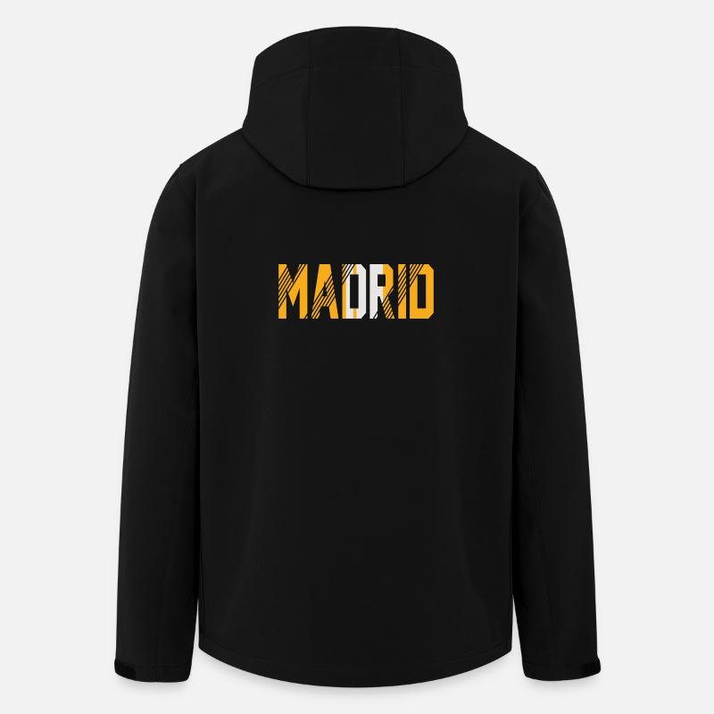 Madrid - Recycelte Männer Softshell-Jacke von Stanley/Stella - Schwarz