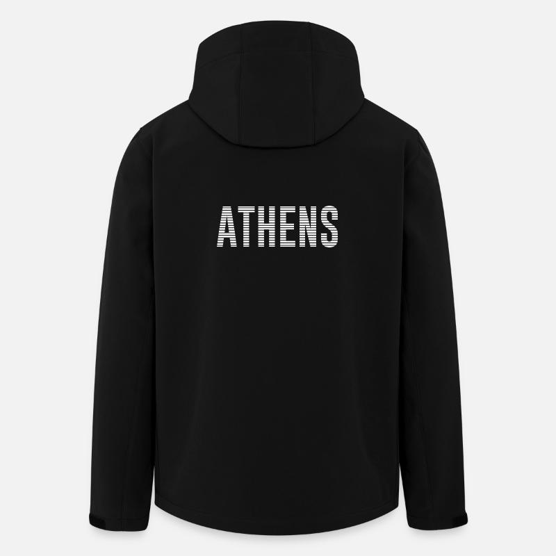 Athens - Men’s Recycled Softshell Jacket by Stanley/Stella - black