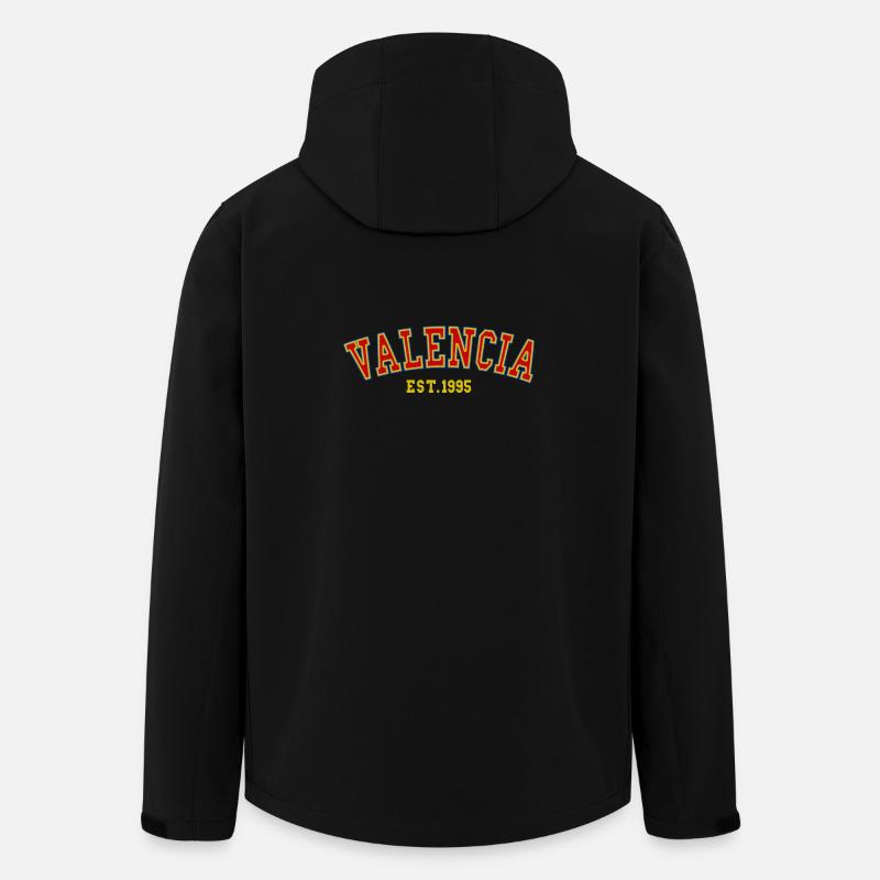 Valence Est.1995 - Veste softshell homme en polyester recyclé Stanley/Stella - noir