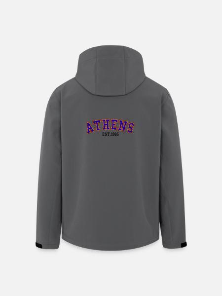Athen Est.1985 - Recycelte Männer Softshell-Jacke von Stanley/Stella - Schwarz