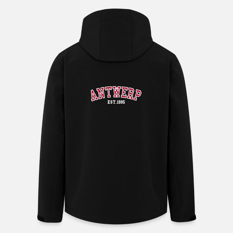 Anvers Est. 1995 - Veste softshell homme en polyester recyclé Stanley/Stella - noir