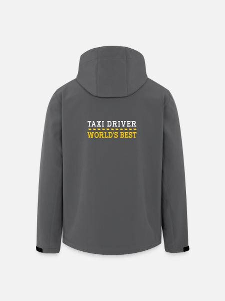 Taxi Taxifahrer - Recycelte Männer Softshell-Jacke von Stanley/Stella - Schwarz