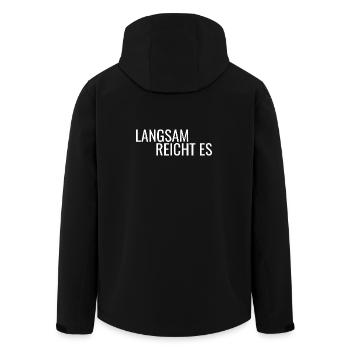 Assez lentement, - Veste softshell homme en polyester recyclé Stanley/Stella - noir - Dos - AI Model Male 185 light (185cm)