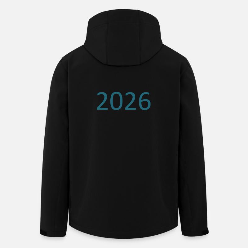 Année du numéro 2026 - Veste softshell homme en polyester recyclé Stanley/Stella - noir