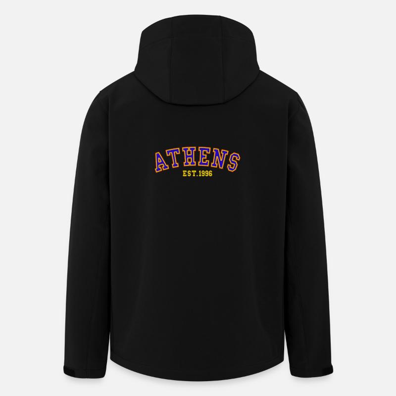 Athen gegründet 1996 - Recycelte Männer Softshell-Jacke von Stanley/Stella - Schwarz
