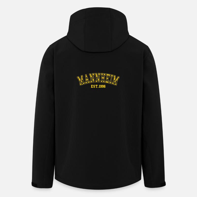 Mannheim Fondée en 1996 - Veste softshell homme en polyester recyclé Stanley/Stella - noir