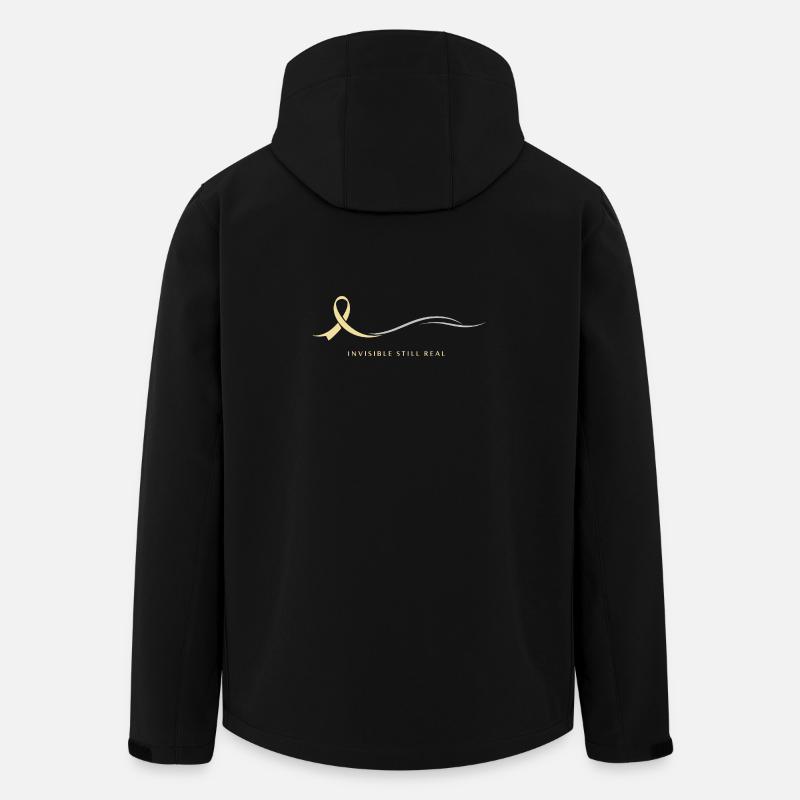 Sensibilisation à l’endométriose Guerrier de l’endo - Veste softshell homme en polyester recyclé Stanley/Stella - noir