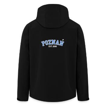 Poznań Fondé en 2006 - Veste softshell homme en polyester recyclé Stanley/Stella - noir - Dos - AI Model Male 185 light (185cm)