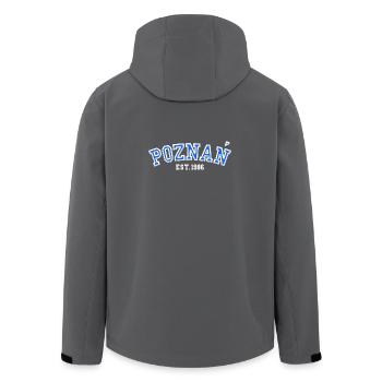 Poznań Fondée en 1986 - Veste softshell homme en polyester recyclé Stanley/Stella - charbon - Dos - AI Model Male 185 light (185cm)