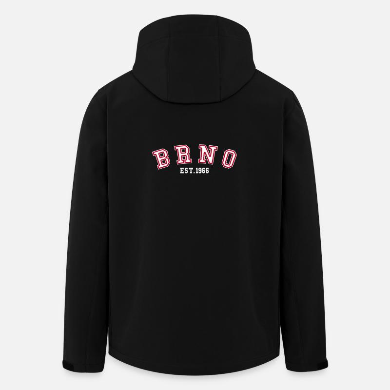Brno Est. 1966 - Men’s Recycled Softshell Jacket by Stanley/Stella - black