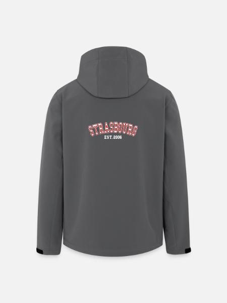 Strasbourg Est. 2006 - Men’s Recycled Softshell Jacket by Stanley/Stella - black