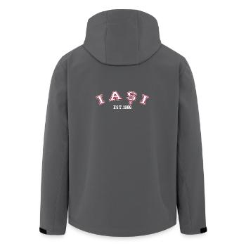 Iași, fondée en 1986 - Veste softshell homme en polyester recyclé Stanley/Stella - charbon - Dos - AI Model Male 185 light (185cm)